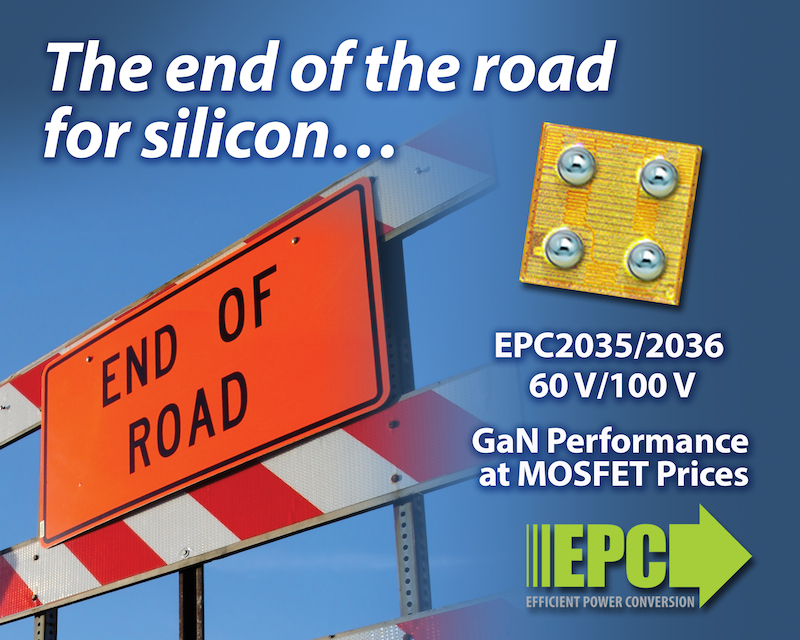 EPC's new eGaN power transistors now break silicon’s cost-speed barriers